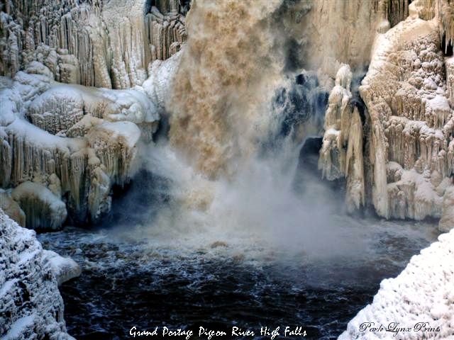 Pigeon River High Falls in December