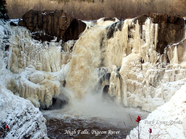 Pigeon River High Falls in December