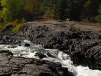The Middle Falls on Pigeon River