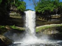 Minnehaha Falls in June