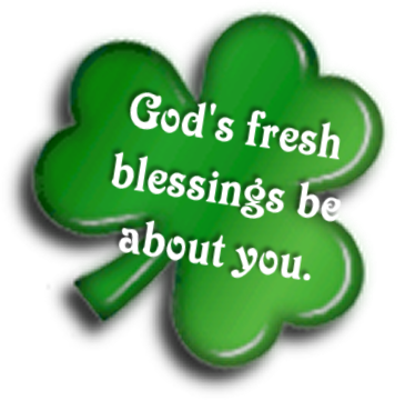 Irish blessing graphic
