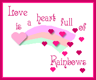 Image heart rainbow