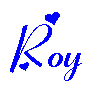 Image of name Roy in blue