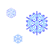 image of 
snowflakes