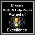 WebTV Help Site Award